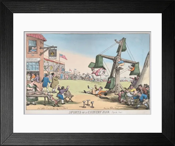 Framed Print : Sports of a Country Fair, Part the Second, October 5, 1810. October 5, 1810 Framed Print : Sports of a Country Fair, Part the Second, October 5, 1810. October 5, 1810
