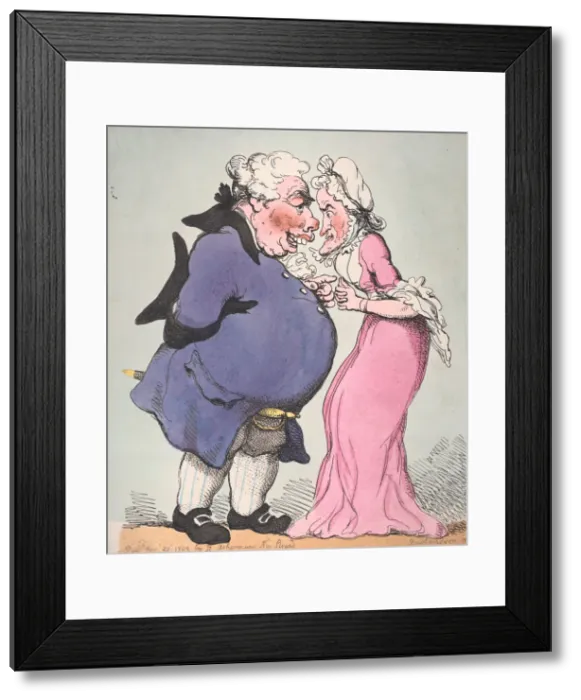 Framed Print : Doctor Convex and Lady Concave, November 20, 1802. November 20, 1802 Framed Print : Doctor Convex and Lady Concave, November 20, 1802. November 20, 1802