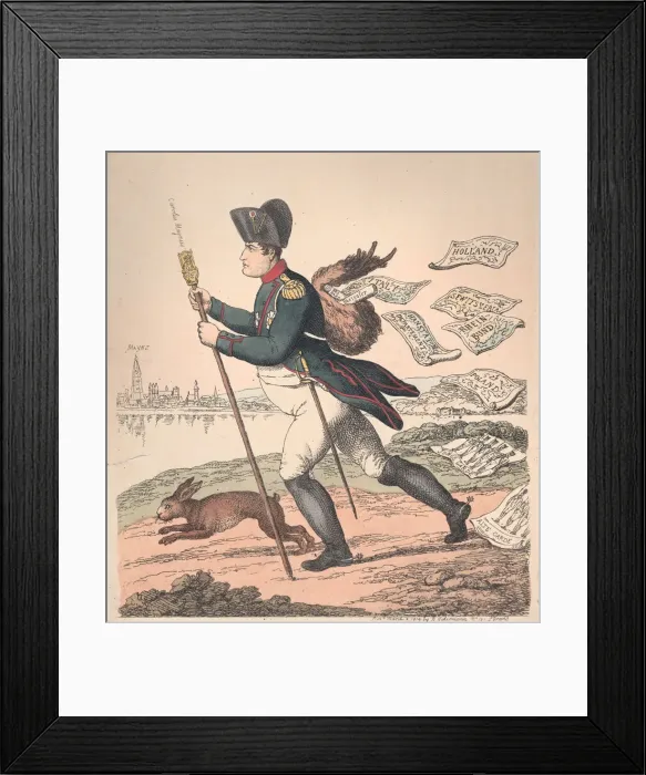 Framed Print : Head Runner or Runaways from the Leipzic Fair, March 2, 1814. March 2, 1814 Framed Print : Head Runner or Runaways from the Leipzic Fair, March 2, 1814. March 2, 1814