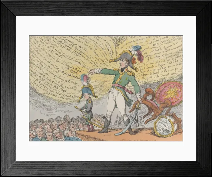 Framed Print : The Corsican Munchausen - Humming the Lads of Paris, December 4, 1813. December 4, 1813 Framed Print : The Corsican Munchausen - Humming the Lads of Paris, December 4, 1813. December 4, 1813