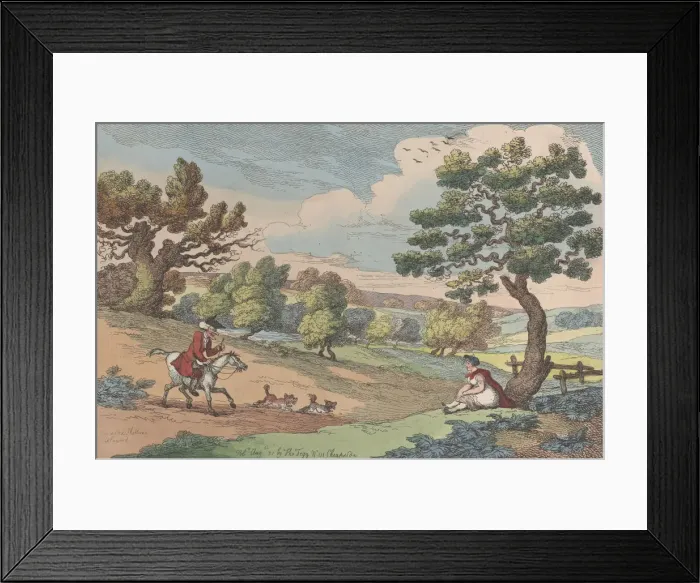 Framed Print : Rural Sports, or an Old Mole Catcher in Full Scent, August 31, 1811. August 31, 1811 Framed Print : Rural Sports, or an Old Mole Catcher in Full Scent, August 31, 1811. August 31, 1811