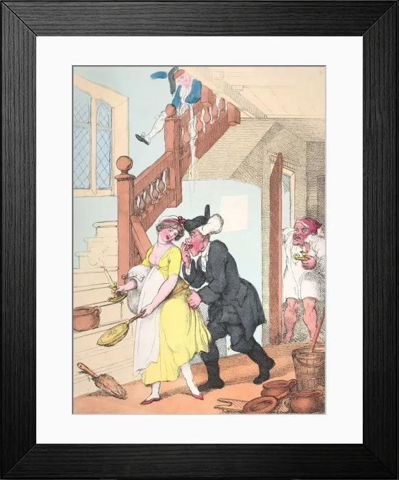 Framed Print : A Tour to the Lakes, October 1807. October 1807. Creator: Thomas Rowlandson Framed Print : A Tour to the Lakes, October 1807. October 1807. Creator: Thomas Rowlandson