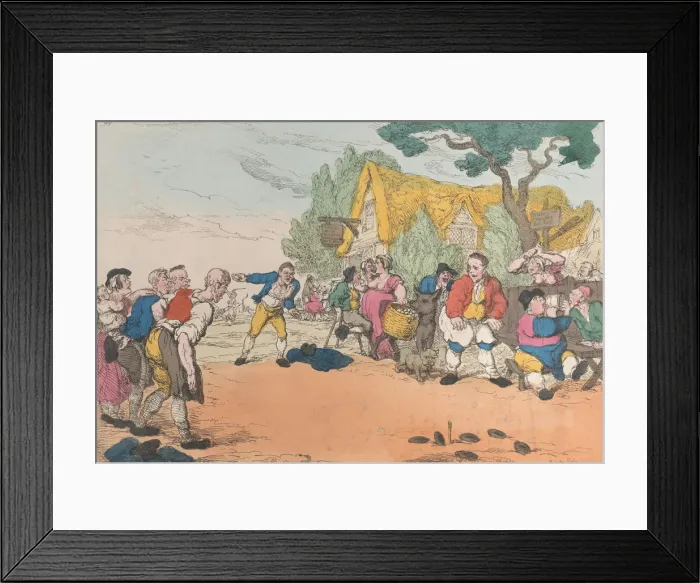 Framed Print : Rural Sports or Game at Quoits, October 30, 1811. October 30, 1811 Framed Print : Rural Sports or Game at Quoits, October 30, 1811. October 30, 1811