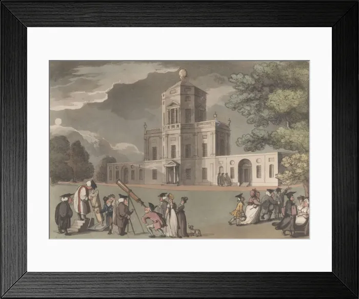 Framed Print : View of the Observatory, Oxford, May 1, 1810. May 1, 1810. Creator: Thomas Rowlandson Framed Print : View of the Observatory, Oxford, May 1, 1810. May 1, 1810. Creator: Thomas Rowlandson