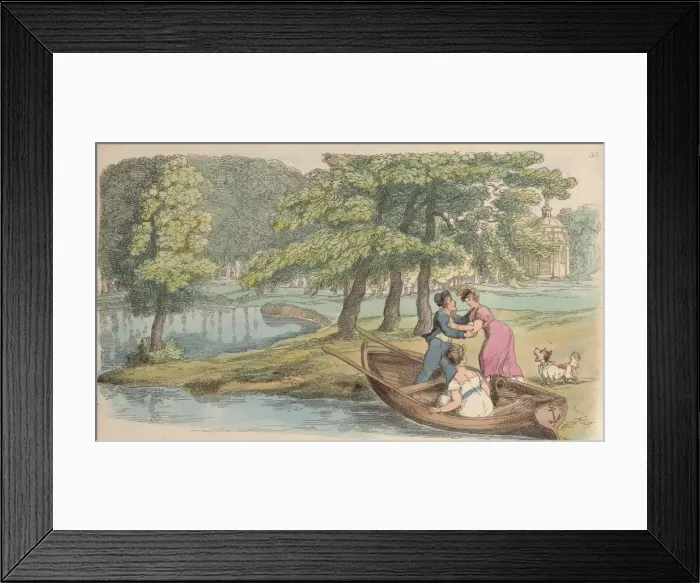 Framed Print : Plate 35, from World in Miniature, 1816. 1816. Creator: Thomas Rowlandson Framed Print : Plate 35, from World in Miniature, 1816. 1816. Creator: Thomas Rowlandson