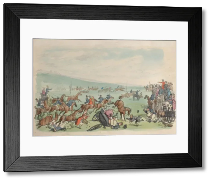 Framed Print : Plate 39, from World in Miniature, 1816. 1816. Creator: Thomas Rowlandson Framed Print : Plate 39, from World in Miniature, 1816. 1816. Creator: Thomas Rowlandson