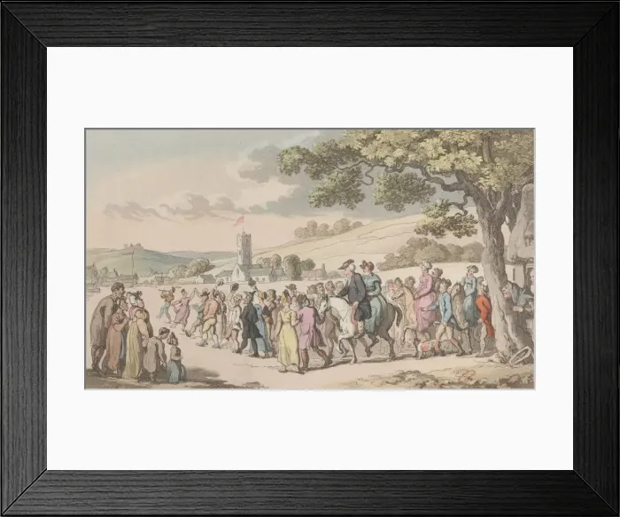 Framed Print : The Welcome, from The Vicar of Wakefield, May 1, 1817. May 1, 1817 Framed Print : The Welcome, from The Vicar of Wakefield, May 1, 1817. May 1, 1817