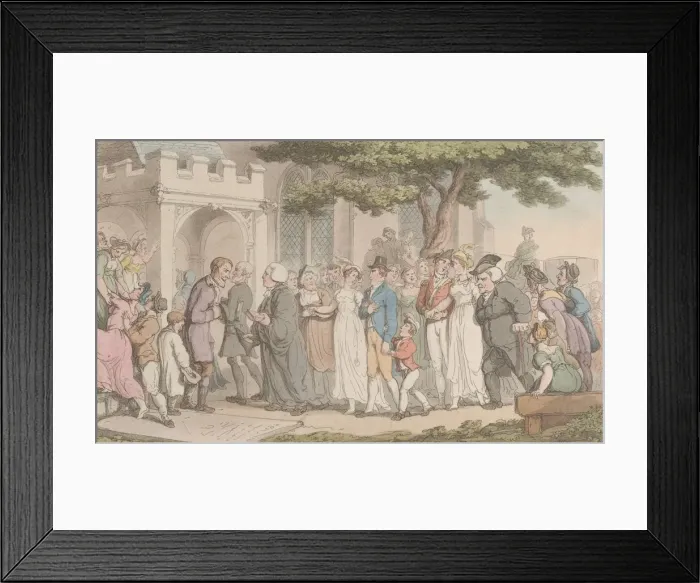 Framed Print : The Weddings, from The Vicar of Wakefield, May 1, 1817. May 1, 1817 Framed Print : The Weddings, from The Vicar of Wakefield, May 1, 1817. May 1, 1817