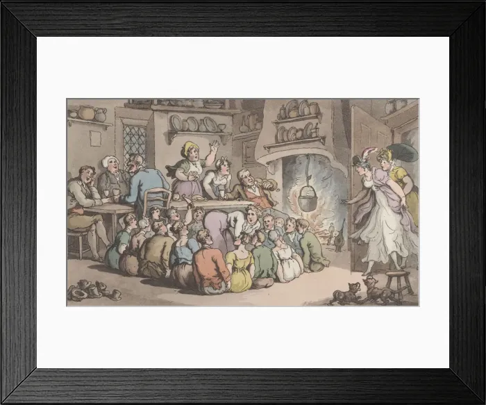 Framed Print : Hunting the Slipper, from The Vicar of Wakefield, May 1, 1817. May 1, 1817 Framed Print : Hunting the Slipper, from The Vicar of Wakefield, May 1, 1817. May 1, 1817