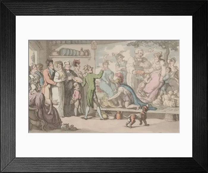 Framed Print : The Family Picture, from The Vicar of Wakefield, May 1, 1817. May 1, 1817 Framed Print : The Family Picture, from The Vicar of Wakefield, May 1, 1817. May 1, 1817