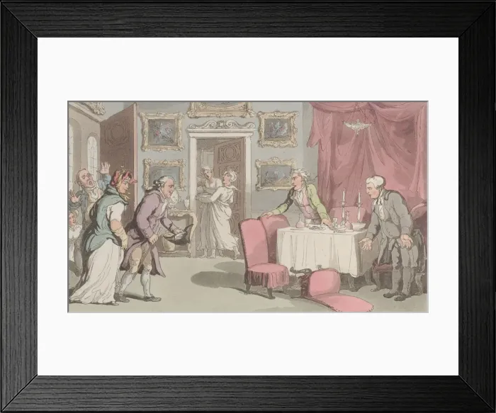 Framed Print : The Surprise, from The Vicar of Wakefield, May 1, 1817. May 1, 1817 Framed Print : The Surprise, from The Vicar of Wakefield, May 1, 1817. May 1, 1817