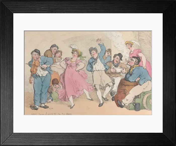 Framed Print : The Last Jig or Adieu to Old England, January 20, 1818. January 20, 1818 Framed Print : The Last Jig or Adieu to Old England, January 20, 1818. January 20, 1818