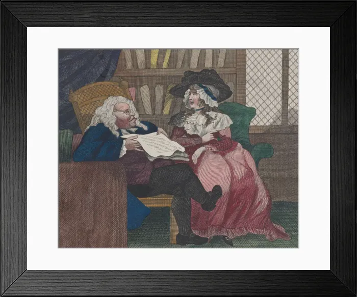 Framed Print : A Counselors Opinion After He Had Retired From Practice - The Legal Consultation Framed Print : A Counselors Opinion After He Had Retired From Practice - The Legal Consultation