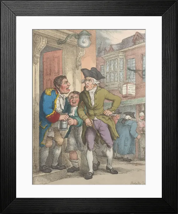 Framed Print : Not at Home, or a Disappointed Dinner Hunter, June 13, 1823. June 13, 1823 Framed Print : Not at Home, or a Disappointed Dinner Hunter, June 13, 1823. June 13, 1823
