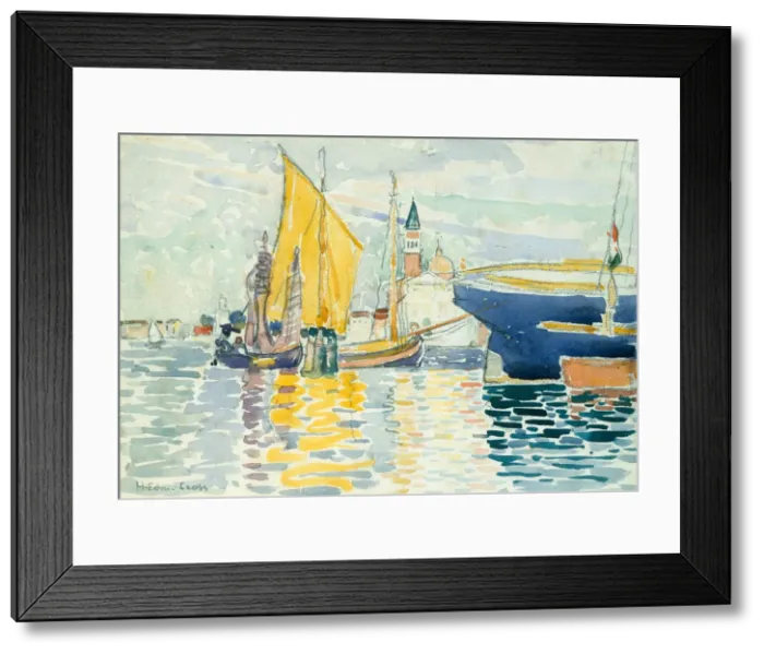 Framed Print : Venice-The Giudecca, 1903. Creator: Henri-Edmond Cross Framed Print : Venice-The Giudecca, 1903. Creator: Henri-Edmond Cross