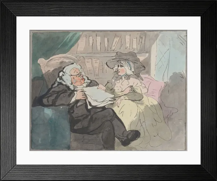 Framed Print : A Counselors Opinion After He Had Retired From Practice - The Legal Consultation, ca Framed Print : A Counselors Opinion After He Had Retired From Practice - The Legal Consultation, ca