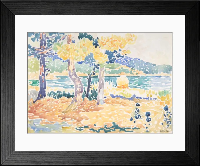 Framed Print : Pines on the Coastline, n. d Creator: Henri-Edmond Cross Framed Print : Pines on the Coastline, n. d Creator: Henri-Edmond Cross