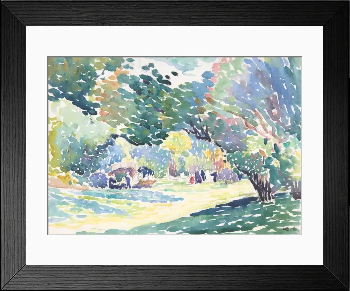Framed Print : Landscape, ca. 1904. Creator: Henri-Edmond Cross Framed Print : Landscape, ca. 1904. Creator: Henri-Edmond Cross