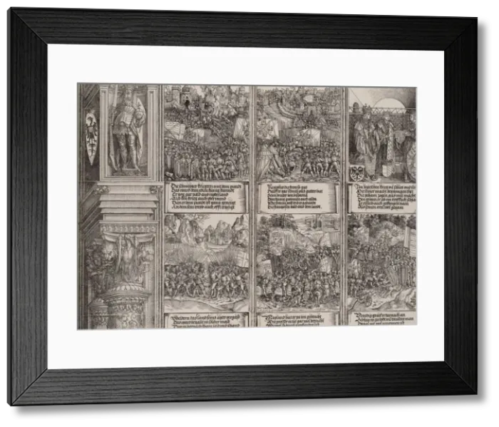 Framed Print : The Marriage of Philip the Fair to Joanna of Austria; Maximilian Recaptures the Occupied Framed Print : The Marriage of Philip the Fair to Joanna of Austria; Maximilian Recaptures the Occupied