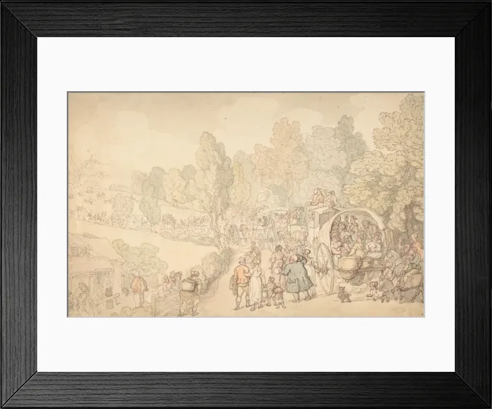 Framed Print : Fairlop Fair, Essex, ca. 1816. Creator: Thomas Rowlandson Framed Print : Fairlop Fair, Essex, ca. 1816. Creator: Thomas Rowlandson