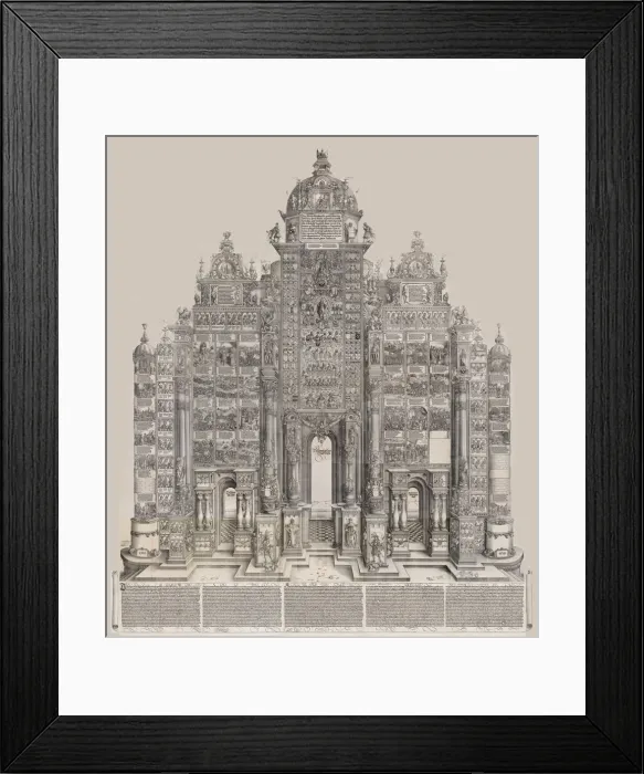 Framed Print : Arch of Honor, 1515, printed 1517 / 18. 1515, printed 1517 / 18. Creator: Hieronymus Andreae Framed Print : Arch of Honor, 1515, printed 1517 / 18. 1515, printed 1517 / 18. Creator: Hieronymus Andreae