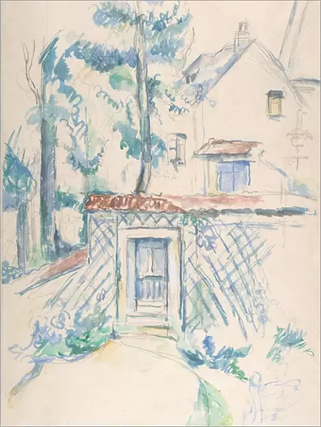Entrance to a Garden, 1878-1880. Creator: Paul Cezanne