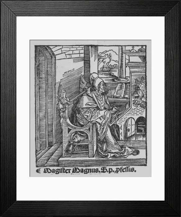 Framed Print : Apocalypsis cu Figuris, 1511. 1511. Creator: Albrecht Durer Framed Print : Apocalypsis cu Figuris, 1511. 1511. Creator: Albrecht Durer