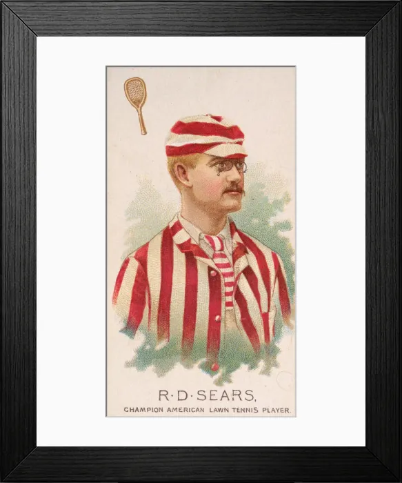 Framed Print : R. D. Sears, Champion American Lawn Tennis Player, from Worlds Champions Framed Print : R. D. Sears, Champion American Lawn Tennis Player, from Worlds Champions