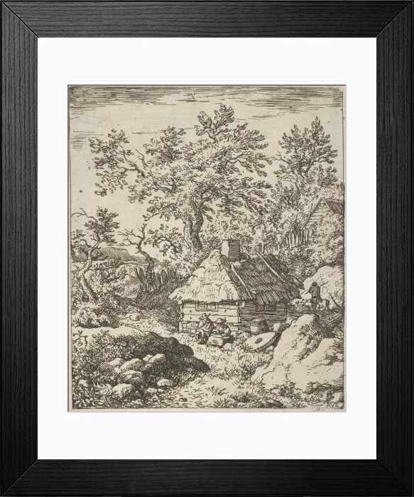 Framed Print : The Millstone near the Cask, 17th century. Creator: Allart van Everdingen Framed Print : The Millstone near the Cask, 17th century. Creator: Allart van Everdingen