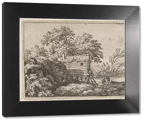 The Fishermans Hut, 17th century. Creator: Allart van Everdingen