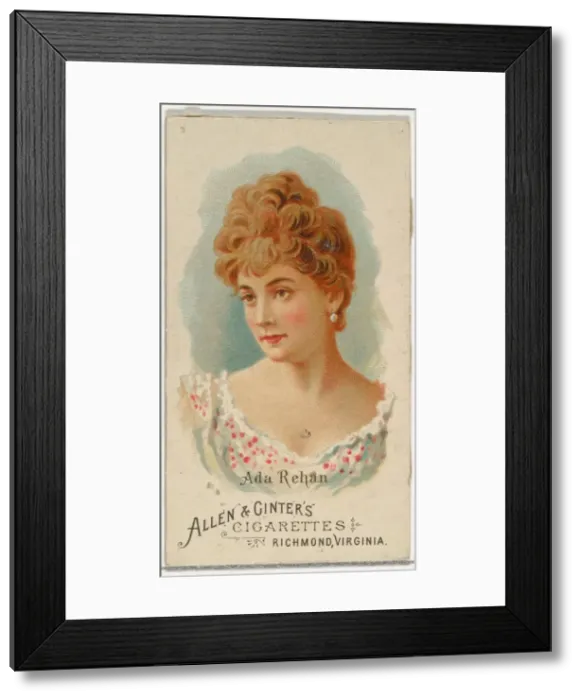 Framed Print : Ada Rehan, from Worlds Beauties, Series 1 (N26) for Allen & Ginter Cigarettes, 1888 Framed Print : Ada Rehan, from Worlds Beauties, Series 1 (N26) for Allen & Ginter Cigarettes, 1888