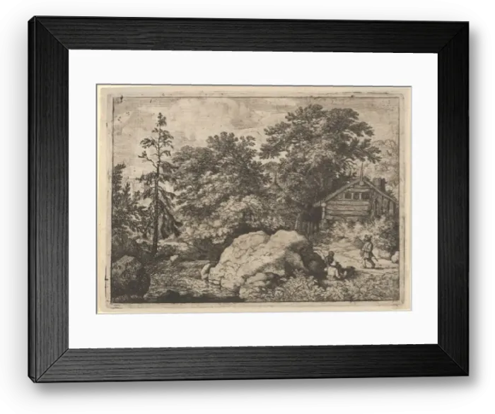 Framed Print : The Hill, 17th century. Creator: Allart van Everdingen Framed Print : The Hill, 17th century. Creator: Allart van Everdingen