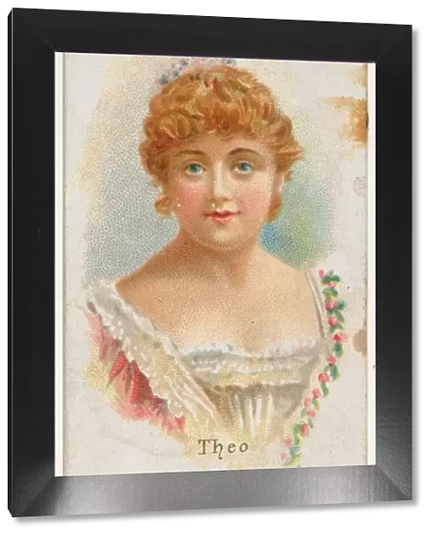 Theo, from Worlds Beauties, Series 1 (N26) for Allen & Ginter Cigarettes, 1888