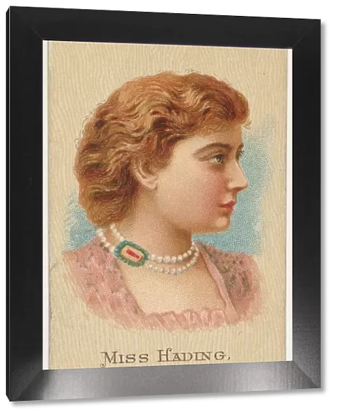 Miss Hading, from Worlds Beauties, Series 2 (N27) for Allen & Ginter Cigarettes