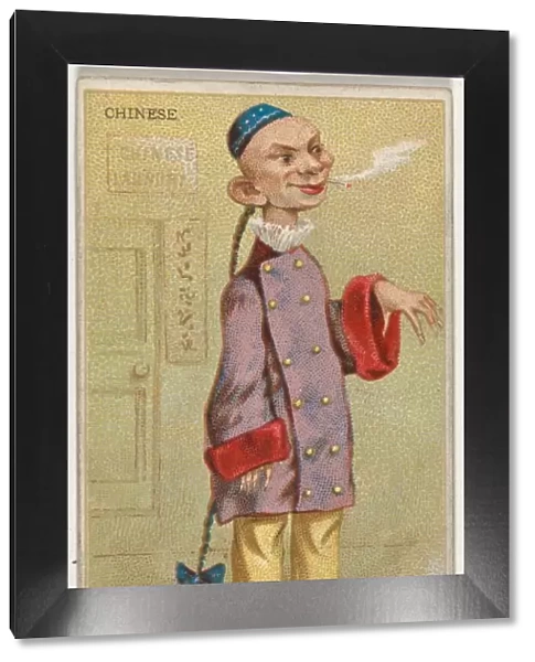 Chinese, from Worlds Dudes series (N31) for Allen & Ginter Cigarettes, 1888. 1888