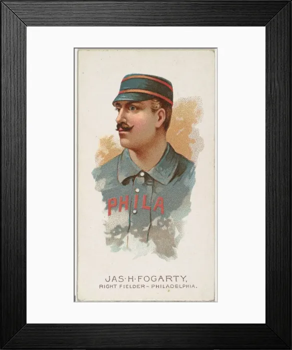 Framed Print : James H. Fogarty, Baseball Player, Right Fielder, Philadelphia, from Worlds Champions Framed Print : James H. Fogarty, Baseball Player, Right Fielder, Philadelphia, from Worlds Champions