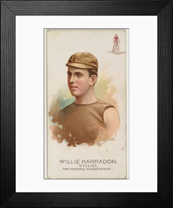 Framed Print : Willie Harradon, Cyclist, The Youthful Phenomenon, from Worlds Champions Framed Print : Willie Harradon, Cyclist, The Youthful Phenomenon, from Worlds Champions