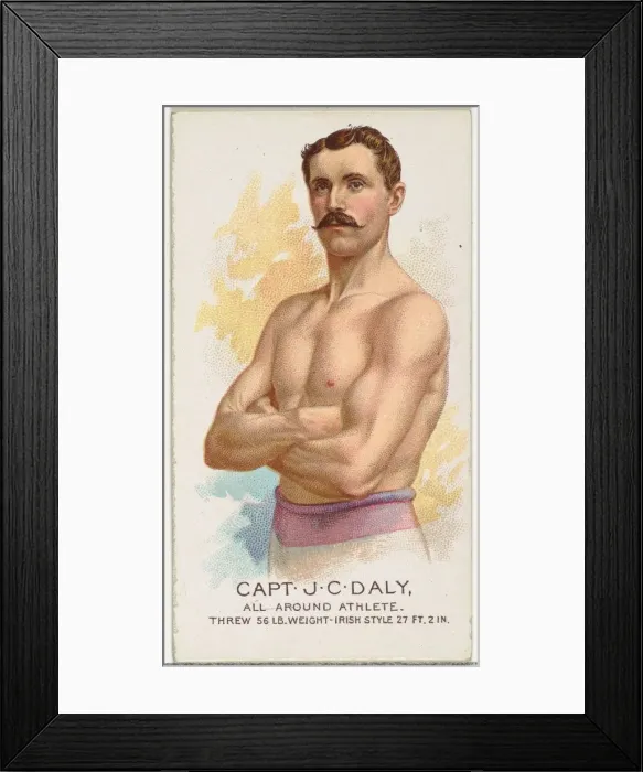 Framed Print : Captain J. C. Daly, All Around Athlete, from Worlds Champions Framed Print : Captain J. C. Daly, All Around Athlete, from Worlds Champions