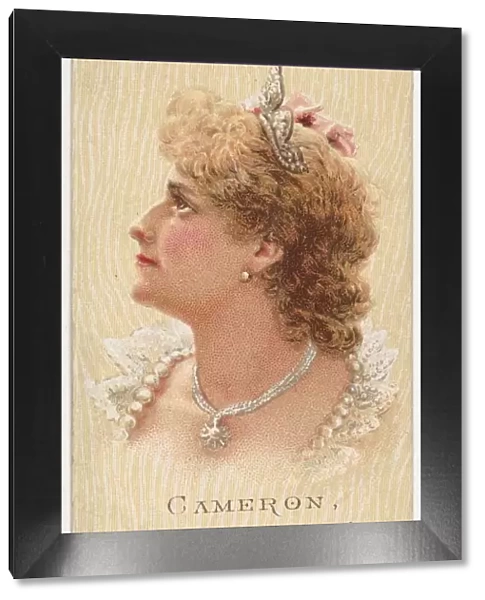 Cameron, from Worlds Beauties, Series 2 (N27) for Allen & Ginter Cigarettes, 1888