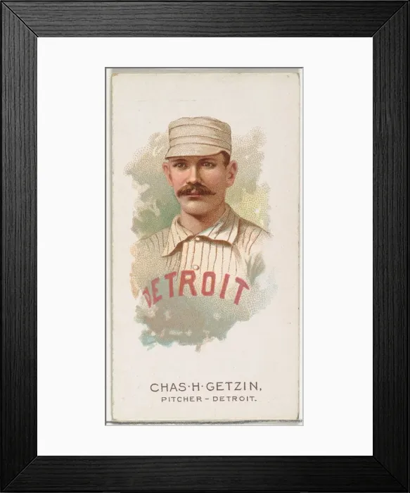 Framed Print : Charles H. Getzin, Baseball Player, Pitcher, Detroit, from Worlds Champions Framed Print : Charles H. Getzin, Baseball Player, Pitcher, Detroit, from Worlds Champions
