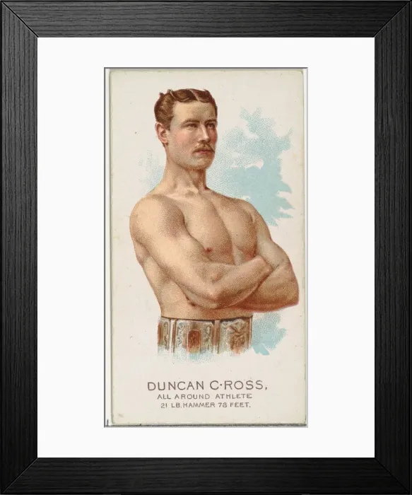 Framed Print : Duncan C. Ross, All Around Athlete, from Worlds Champions Framed Print : Duncan C. Ross, All Around Athlete, from Worlds Champions