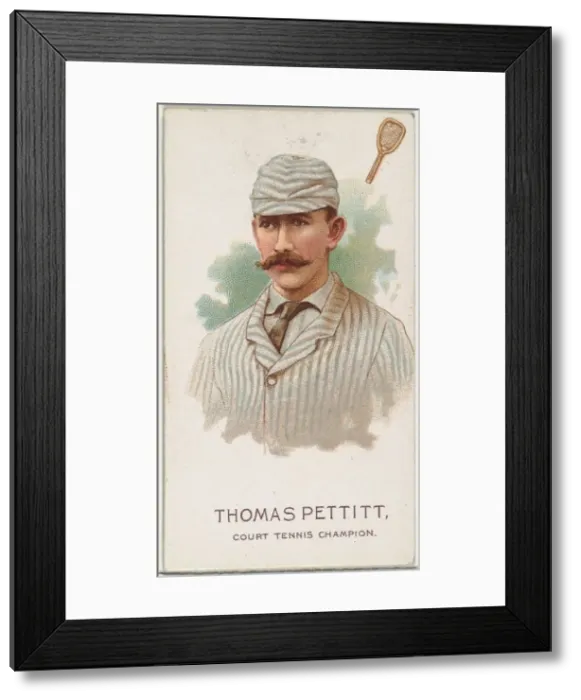 Framed Print : Thomas Pettit, Court Tennis Champion, from Worlds Champions Framed Print : Thomas Pettit, Court Tennis Champion, from Worlds Champions
