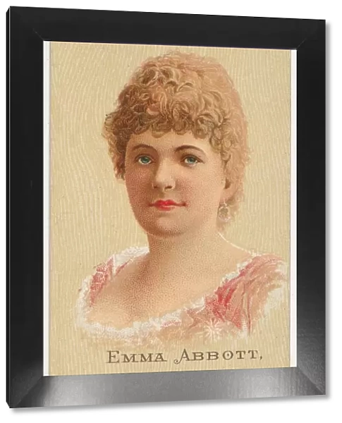 Emma Abbott, from Worlds Beauties, Series 2 (N27) for Allen & Ginter Cigarettes