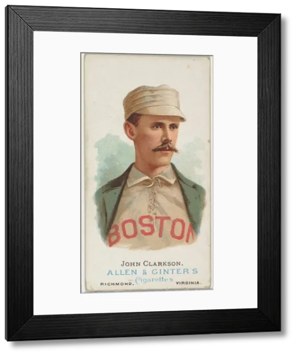 Framed Print : John Clarkson, Baseball Player, from Worlds Champions, Series 1 (N28) for Allen & Framed Print : John Clarkson, Baseball Player, from Worlds Champions, Series 1 (N28) for Allen &