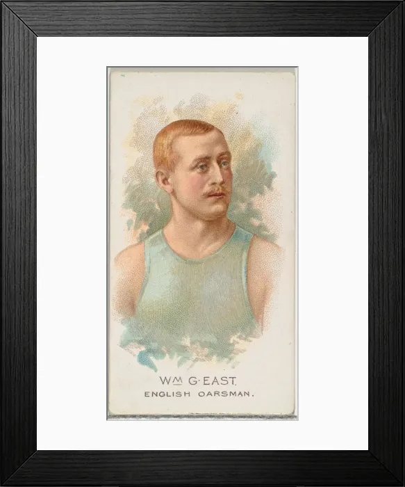 Framed Print : William G. East, English Oarsman, from Worlds Champions Framed Print : William G. East, English Oarsman, from Worlds Champions