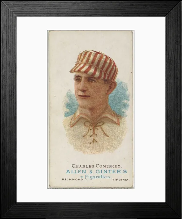 Framed Print : Charles Comiskey, Baseball Player, from Worlds Champions Framed Print : Charles Comiskey, Baseball Player, from Worlds Champions