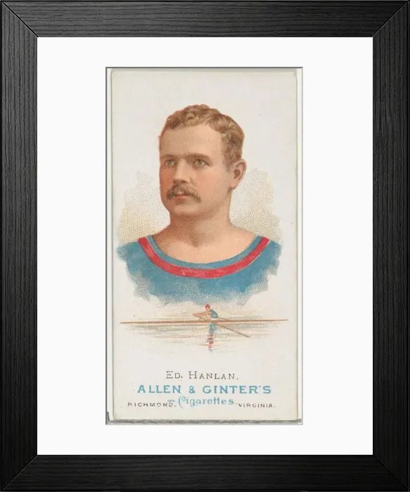 Framed Print : Edward Ned Hanlan, Oarsman, from Worlds Champions Framed Print : Edward Ned Hanlan, Oarsman, from Worlds Champions