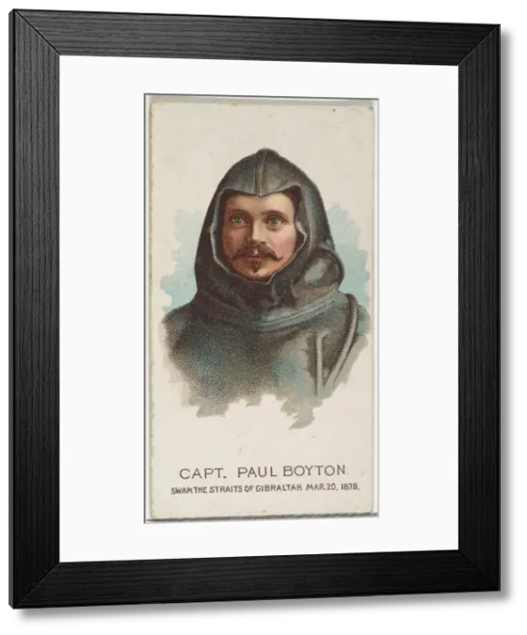 Framed Print : Captain Paul Boyton, Swam the Straits of Gibraltar, from Worlds Champions Framed Print : Captain Paul Boyton, Swam the Straits of Gibraltar, from Worlds Champions