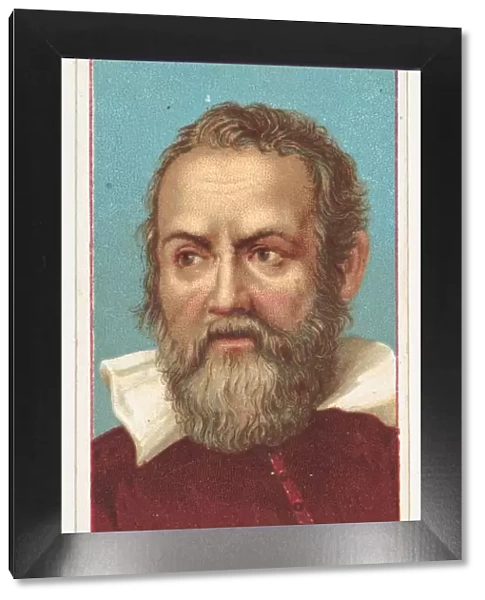 Galileo Galilei, printers sample for the Worlds Inventors souvenir album (A25