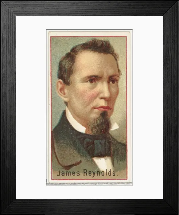 Framed Print : James Reynolds, printers sample for the Worlds Inventors souvenir album (A25 Framed Print : James Reynolds, printers sample for the Worlds Inventors souvenir album (A25